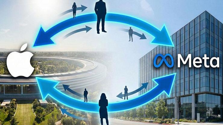 Teknoloji dünyasının iki devi arasında yönetici trafiği hızlandı