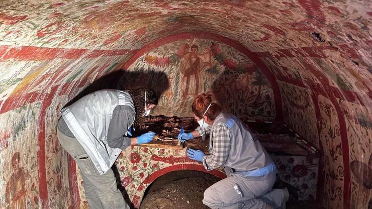 İznikte erken Hristiyanlık dönemine ait benzersiz Çoban İsa figürü ortaya çıkarıldı