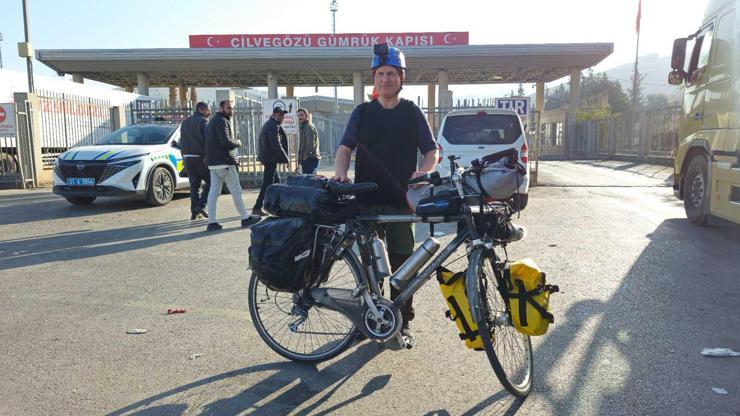  Umre için 3 bin 450 kilometreyi bisikletle aştı