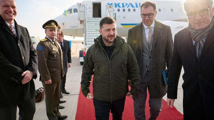 Ukrayna Devlet Başkanı Zelenskiy, Almanya’da