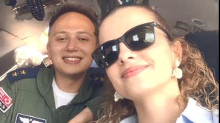 Şehit Cüneyt Kandemirin eşi Defne Kandemir duygulandıran paylaşım: Beraber bu uçağa gitmiştik