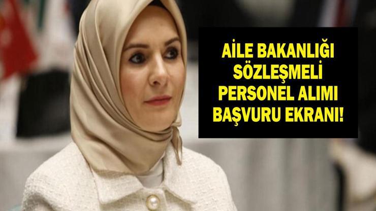 AİLE BAKANLIĞI 3000 PERSONEL ALIMI : Aile ve Sosyal Hizmetler Bakanlığı sözleşmeli personel alımı başvuruları başladı Başvuru şartları neler kariyerkapisi.gov.tr başvuru ekranı...