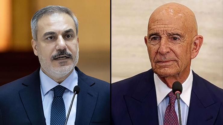 SON DAKİKA... Dışişleri Bakanı Hakan Fidan, ABD’li elçi Barrack'ı kabul etti