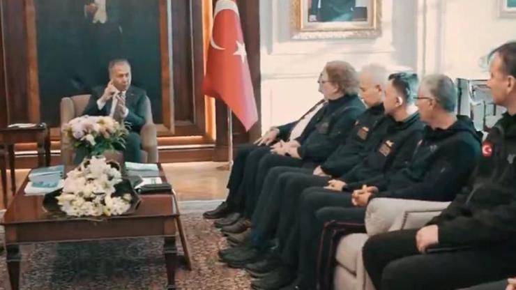 Bakan Yerlikaya, AFAD Başkanı Pehlivan'ı kabul etti