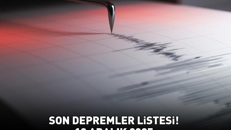 SON DAKİKA DEPREM HABERLERİ 18 ARALIK 2025 | Deprem mi oldu, nerede, kaç şiddetinde Kandilli Rasathanesi-AFAD son depremler listesi Balıkesir, Manisa, Antalya…