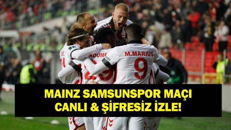  Konferans Ligi Samsunspor Mainz 05 Maçı Şifresiz İzle! İlk 8'e Son Gaz...