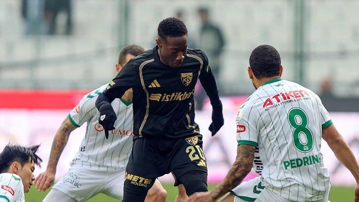 Kayserispor, Konyaspor’dan son dakikada puanı kaptı