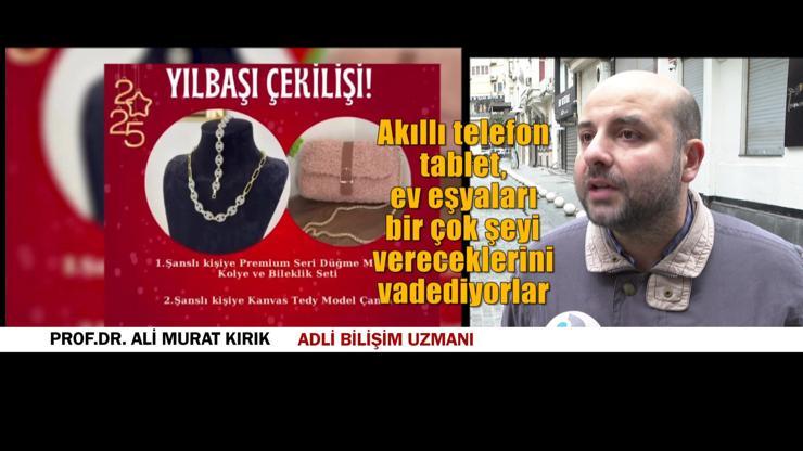 Yılbaşı çekilişi tuzağı Bir tıkla paranızı ve bilgilerinizi kaybedebilirsiniz