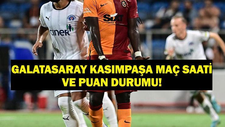  Galatasaray Kasımpaşa Maçı Hangi Kanalda, Saat Kaçta?