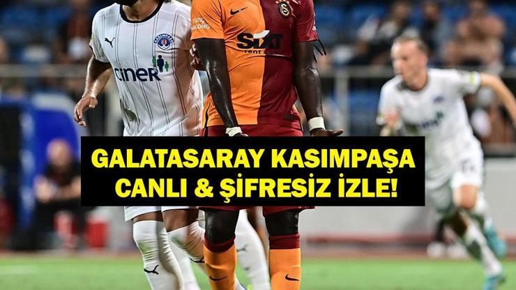 GALATASARAY KASIMPAŞA MAÇI CANLI İZLE! Süper Lig GS Kasımpaşa Maçı Canlı & Şifresiz İzle! İşte Maç Kadrosu...