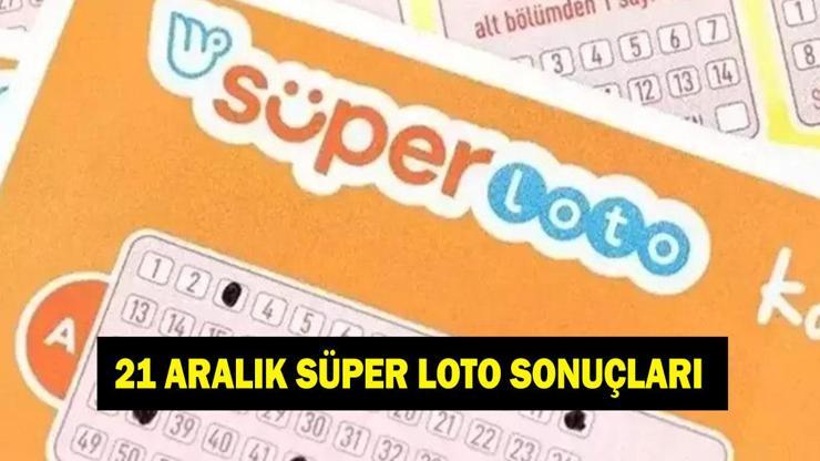 SÜPER LOTO SONUÇLARI 21 ARALIK! Süper Loto ne kadar devretti? Süper Loto canlı izleme linki