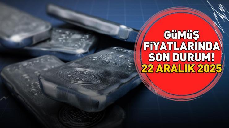 22 ARALIK 2025 GÜMÜŞ FİYATLARI CANLI: Bugün Gümüş Ne Kadar? 1 Gram Gümüş Fiyatı Kaç TL? Gümüş haftaya rekorla başladı!