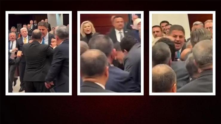 TBMMde yumruklu kavga: Bütçenin son gününde vekiller birbirine girdi