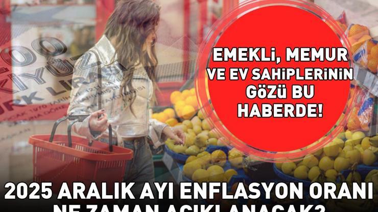 TÜİK ENFLASYON ORANI 2025 ARALIK AYI BEKLENTİSİ | TEFE TÜFE ile TÜİK enflasyon oranı ne zaman açıklanacak