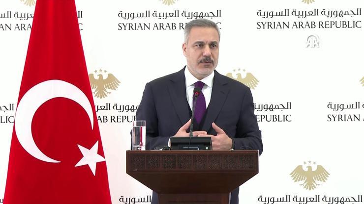 SON DAKİKA... Dışişleri Bakanı Hakan Fidan Şamda: “SDG İsrail’le koordinasyon içinde”