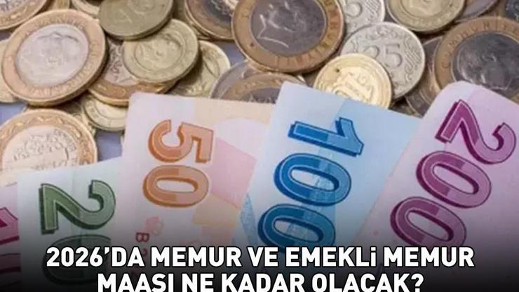 EMEKLİ MEMUR MAAŞI ZAMMI 2026 HESAPLAMA TABLOSU 5 aylık enflasyon farkına göre Emekli memur maaşı ve memur maaşı ne kadar olacak, yüzde kaç zam gelir
