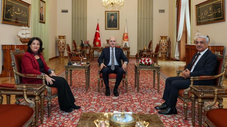 Numan Kurtulmuş, DEM heyetini kabul etti