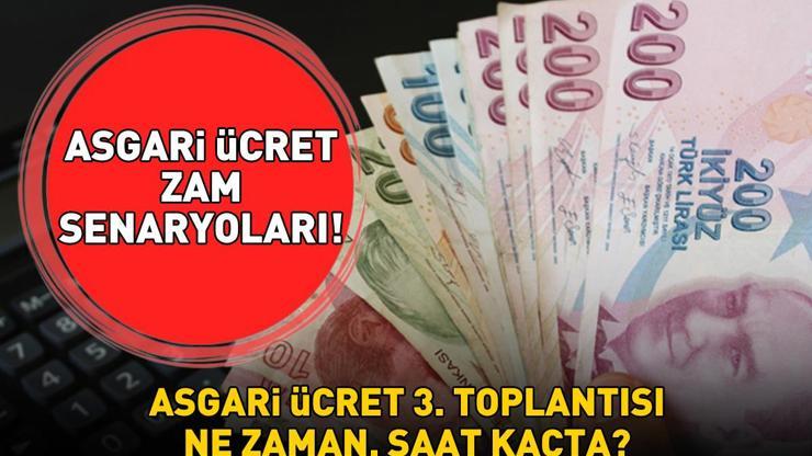 SON DAKİKA | ASGARİ ÜCRET 3. TOPLANTISININ TARİHİ VE SAATİ BELLİ OLDU | Asgari ücret 3. toplantısı ne zaman, saat kaçta 2026 asgari ücret zammı bugün açıklanır mı