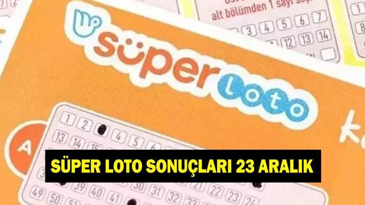 SÜPER LOTO SONUÇLARI 23 ARALIK! Süper Loto ne kadar, kaç TL devretti? Süper Loto canlı yayın izleme linki