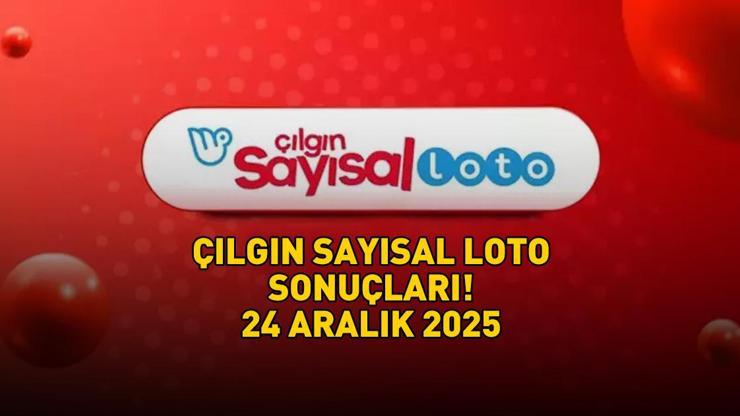 ÇILGIN SAYISAL LOTO SONUÇLARI 24 ARALIK 2025 | Çılgın Sayısal Loto sonuçları nasıl öğrenilir? 477.690.223,03 TL büyük ikramiye devretti!