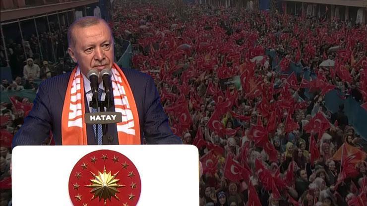 Asrın inşa seferberliğinde tarihi gün Cumhurbaşkanı Erdoğan Hatayda: Sözümüzü tutmanın onurunu yaşıyoruz