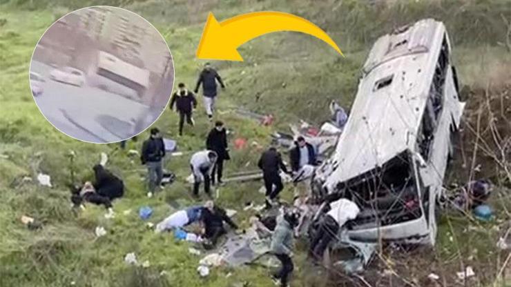 İstanbulda facia: Esenyurtta otobüs şarampole yuvarlandı: 5 ölü, 1i çocuk 6 yaralı