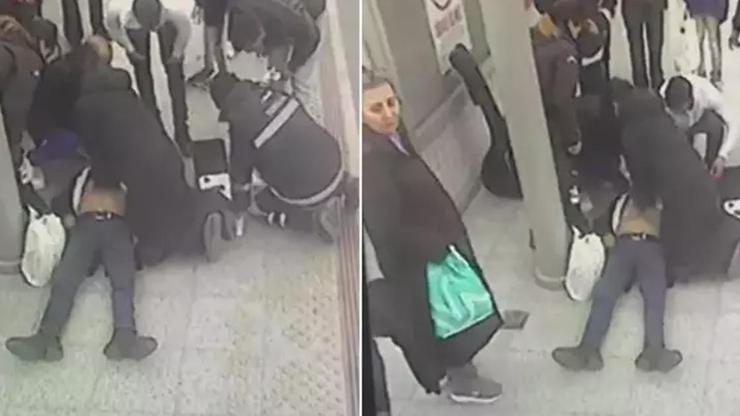 Tren beklerken kalp krizi geçirdi, ilk müdahaleyi perondaki sağlıkçı yaptı Tren beklerken kalp krizi geçirdi, ilk müdahaleyi perondaki sağlıkçı yaptı