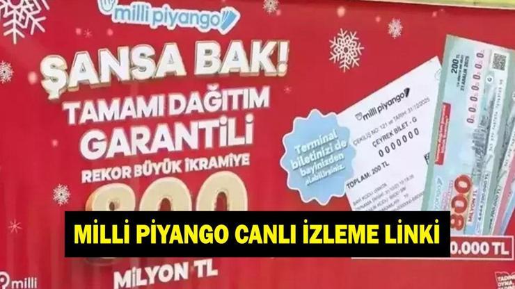Milli Piyango Çekilişi Canlı Yayın İzle – Milli Piyango Saat Kaçta, Hangi Kanalda, Milli Piyango TV İzle, Yılbaşı Çekilişi Kanal ve Yayın Bilgileri