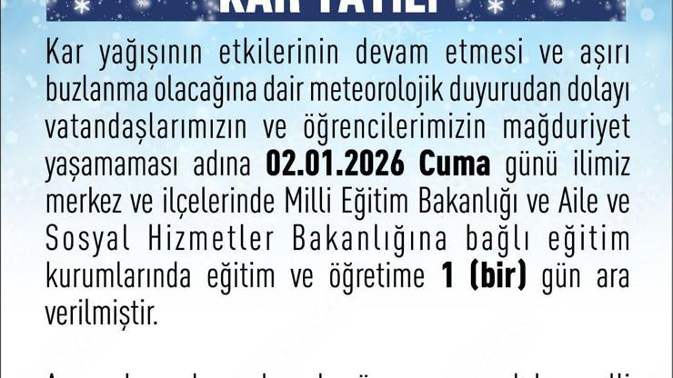 Elazığ’da eğitime ‘kar’ engeli Elazığ’da eğitime ‘kar’ engeli