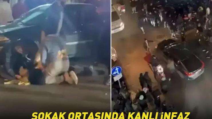 Sokak ortasında kanlı infaz 2 ölü, 1 yaralı