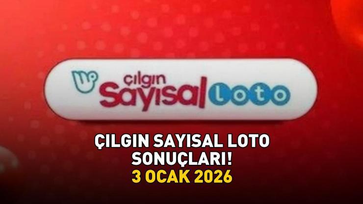 ÇILGIN SAYISAL LOTO SONUÇLARI 3 OCAK 2026 | Çılgın Sayısal Loto sonuçları açıklandı mı, ne zaman açıklanacak, saat kaçta? 499.425.577 TL büyük ikramiye!