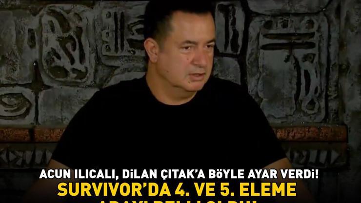 Survivor 2026’da 4. ve 5. eleme adayı belli oldu Acun Ilıcalı, Dilan Çıtak’a böyle ayar verdi: SİNİRLENDİĞİN ZAMAN GÖZÜN ÇOK KARARIYOR