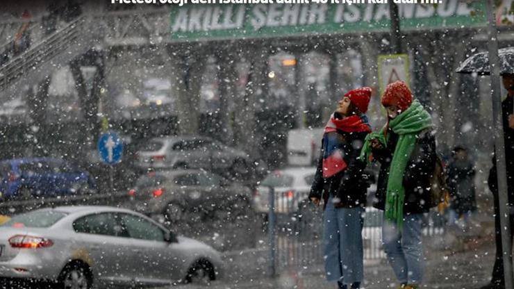 SON DAKİKA | Dikkat Listede İstanbul da var: 40 il için kar alarmı