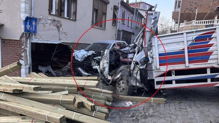 Kamyon dükkana girdi, dehşet saçtı: Beykozda korkunç kaza 1i turist 2 ölü