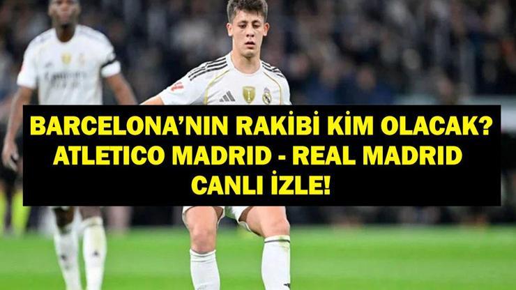ATLETİCO MADRİD - REAL MADRİD MAÇI CANLI İZLE: Madrid Derbisi Atletico Madrid - Real Madrid maçı hangi kanalda, saat kaçta? Arda Güler oynayacak mı? İşte İspanya Süper Kupası canlı izleme ekranı... ATLETİCO MADRİD - REAL MADRİD MAÇI CANLI İZLE: Madrid Derbisi Atletico Madrid - Real Madrid maçı hangi kanalda, saat kaçta? Arda Güler oynayacak mı? İşte İspanya Süper Kupası canlı izleme ekranı...