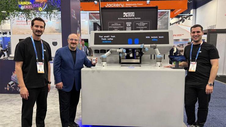 Türk mühendislerin geliştirdiği robot baristalar, CES 2026ya damga vurdu