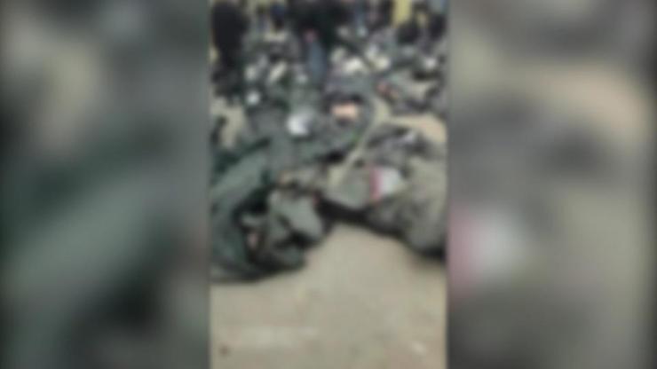 Görüntüleri AFP İrandan paylaştı: Cesetlerle dolup taşmış