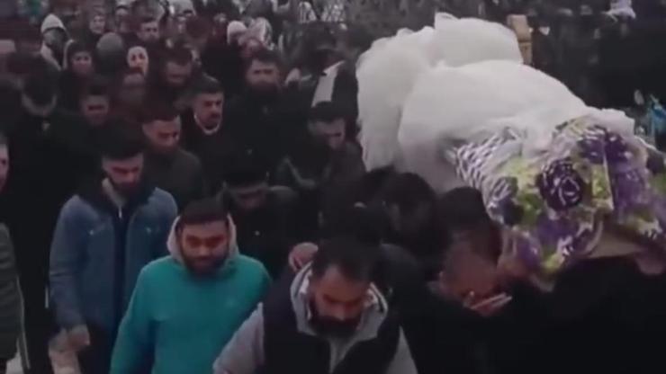 Tabanca ile vurulmuş halde bulunmuştu Genç Çiğdem son yolculuğuna gelinliğiyle uğurlandı