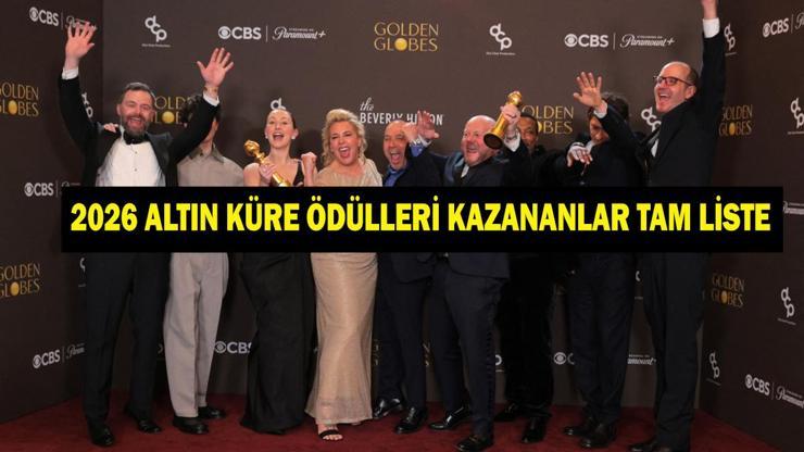 ALTIN KÜRE ÖDÜLLERİ KAZANANLAR TAM LİSTE: 2026 Altın Küre Ödülleri kazananları belli oldu One Battle After Another, Adolescence, Pluribus, The Pitt işte tam liste...