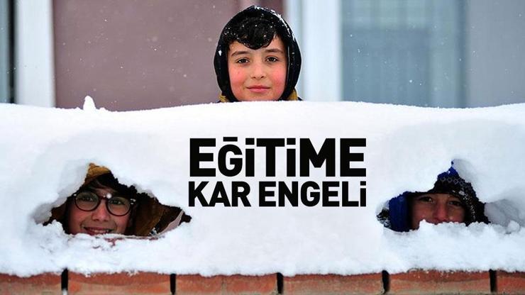 SON DAKİKA | Beyaz örtü yurdu sardı Eğitime kar engeli: 14 Ocak Çarşamba günü okullar tatil edildi: İşte o iller