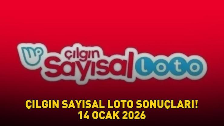 ÇILGIN SAYISAL LOTO SONUÇLARI 14 OCAK 2026 | Çılgın Sayısal Loto sonuçları açıklandı mı, nasıl öğrenilir? 544,9 milyon TL büyük ikramiye!