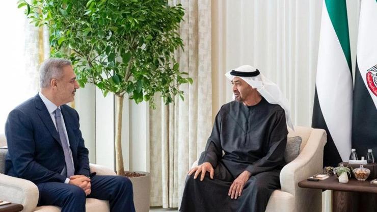 Dışişleri Bakanı Fidan, BAE’de Al Nahyan ile görüştü