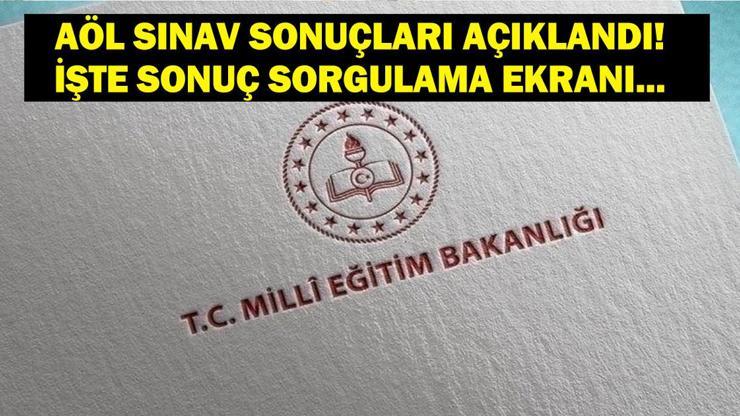 AÖL SINAV SONUÇ SORGULAMA: MEB AÖL sınav sonuçları açıklandı MEB 2026 1. dönem AÖL sonuçları nasıl öğrenilir İşte sorgulama ekranı