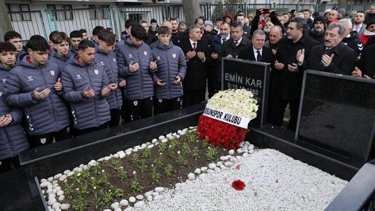  Samsunspor'un efsaneleri kabirleri başında anıldı