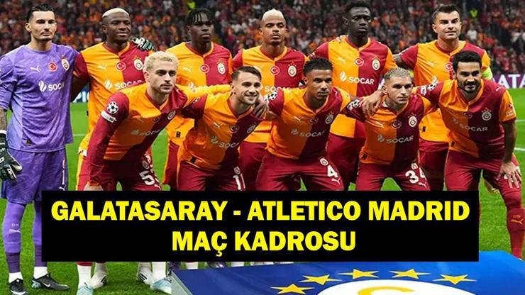  UEFA Şampiyonlar Ligi GS Atletico Maçı Ne Zaman? Okan Buruk Açıkladı: Kadroda Olmayacak!
