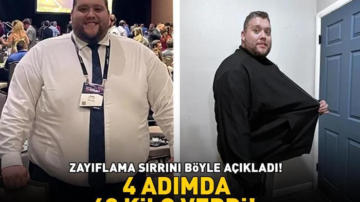 4 ADIMDA 68 KİLO VERDİ Tip 2 diyabet ve tansiyon ilaçlarını bile bıraktı 32 yaşındaki adam zayıflama sırrını açıkladı