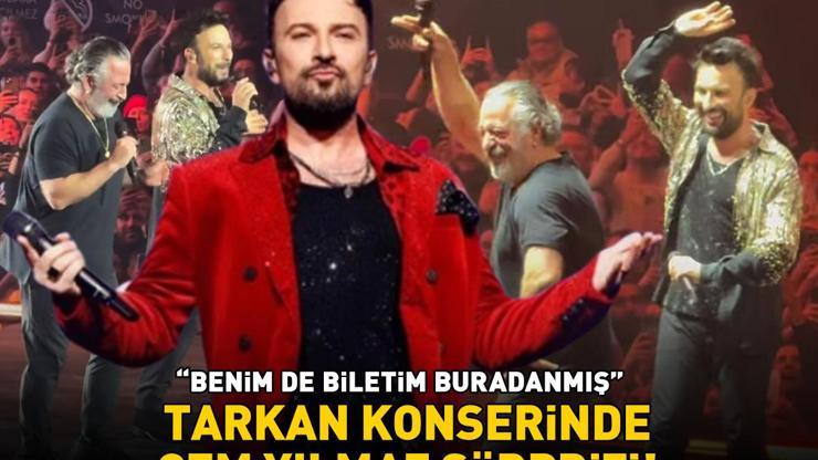 Tarkan konserinde Cem Yılmaz sürprizi Benim de biletim buradanmış