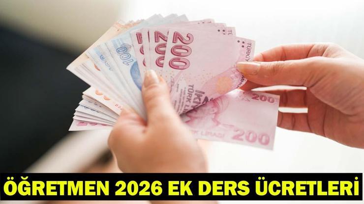  Öğretmenlerin bir saat ek ders ücreti ne kadar oldu?
