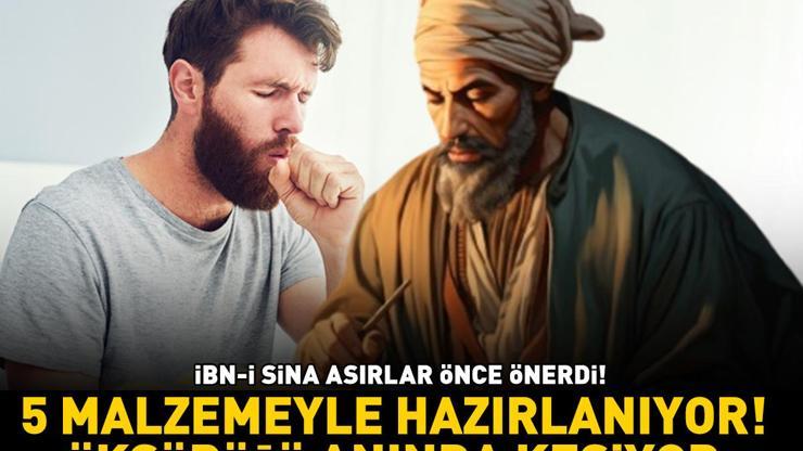 Öksürük nasıl geçer İbn-i Sina asırlar önce önerdi 5 malzemeyle hazırlanıyor Boğazı yumuşatıyor