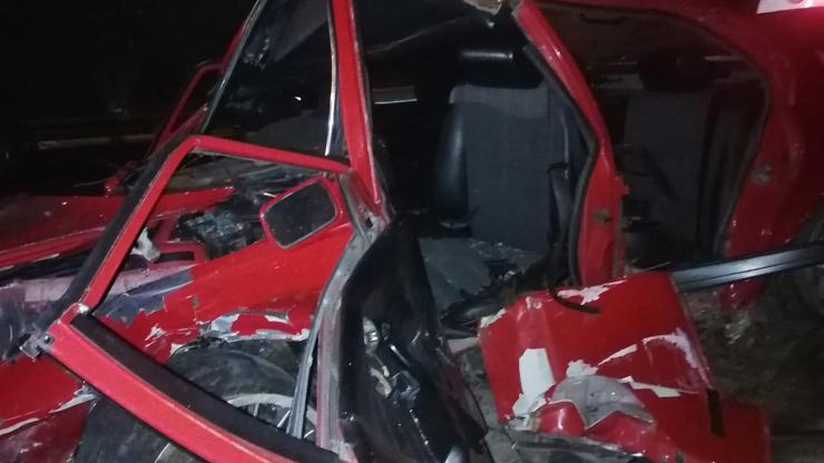 Otomobil bariyere çarptı, sürücü ağır yaralandı